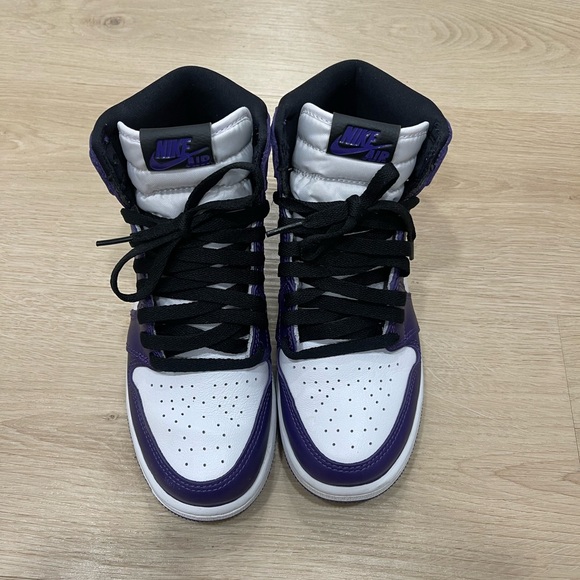 Jordan 1 Court Purple 5Y - Picture 3 of 3